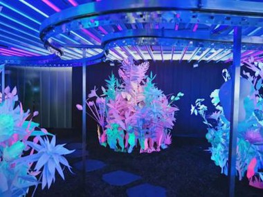 प्रतिदीप्ति प्रभाव कागज सजावट